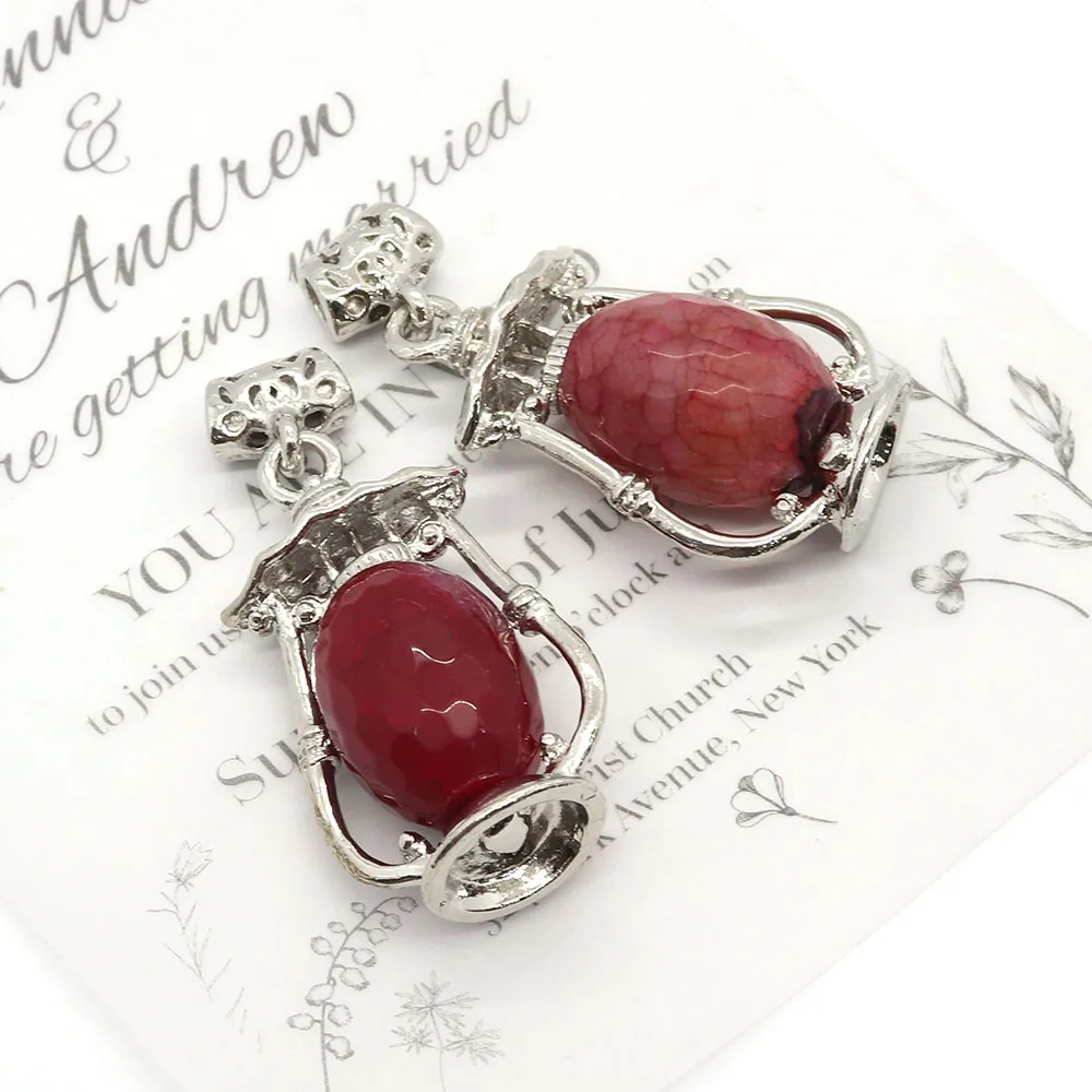 Natural Stone Oil Lamp Agate Pendants DIY Earrings Necklaces Jewellery Accessories Geometric Magic Lamp Fashion Jewelry Charms
Natural Stone Oil Lamp Agate Pendants DIY Earrings Necklaces Jewellery Accessories Geometric Magic Lamp Fashion Jewelry Charms