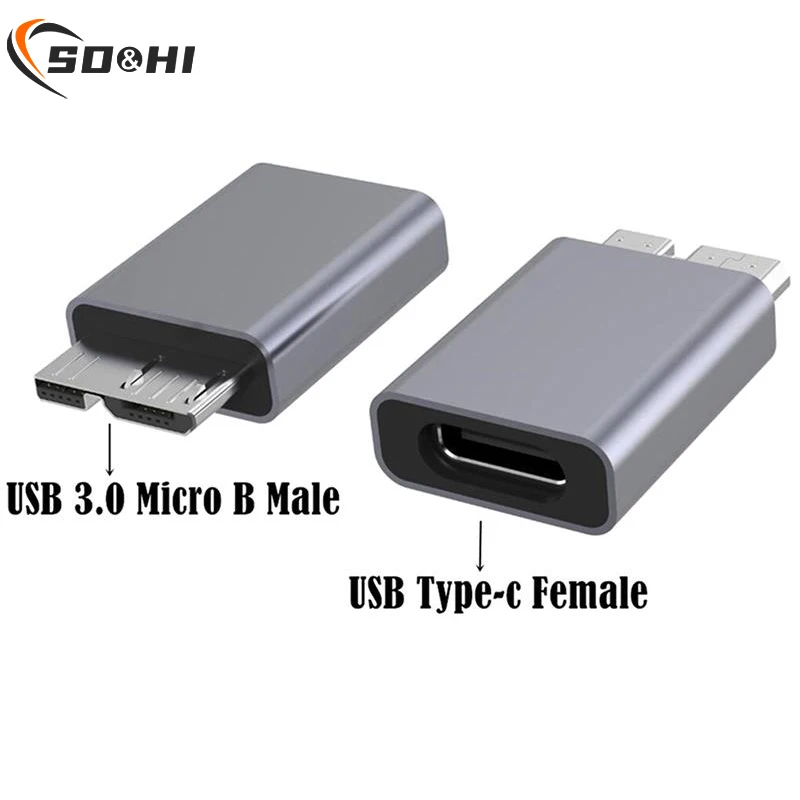 USB C To Micro B USB3.0 Adapter Type C Female To Micro B Male Fast Charge USB Micro 3.0 To Type C Super Speed For HdD
USB C To Micro B USB3.0 Adapter Type C Female To Micro B Male Fast Charge USB Micro 3.0 To Type C Super Speed For HdD
