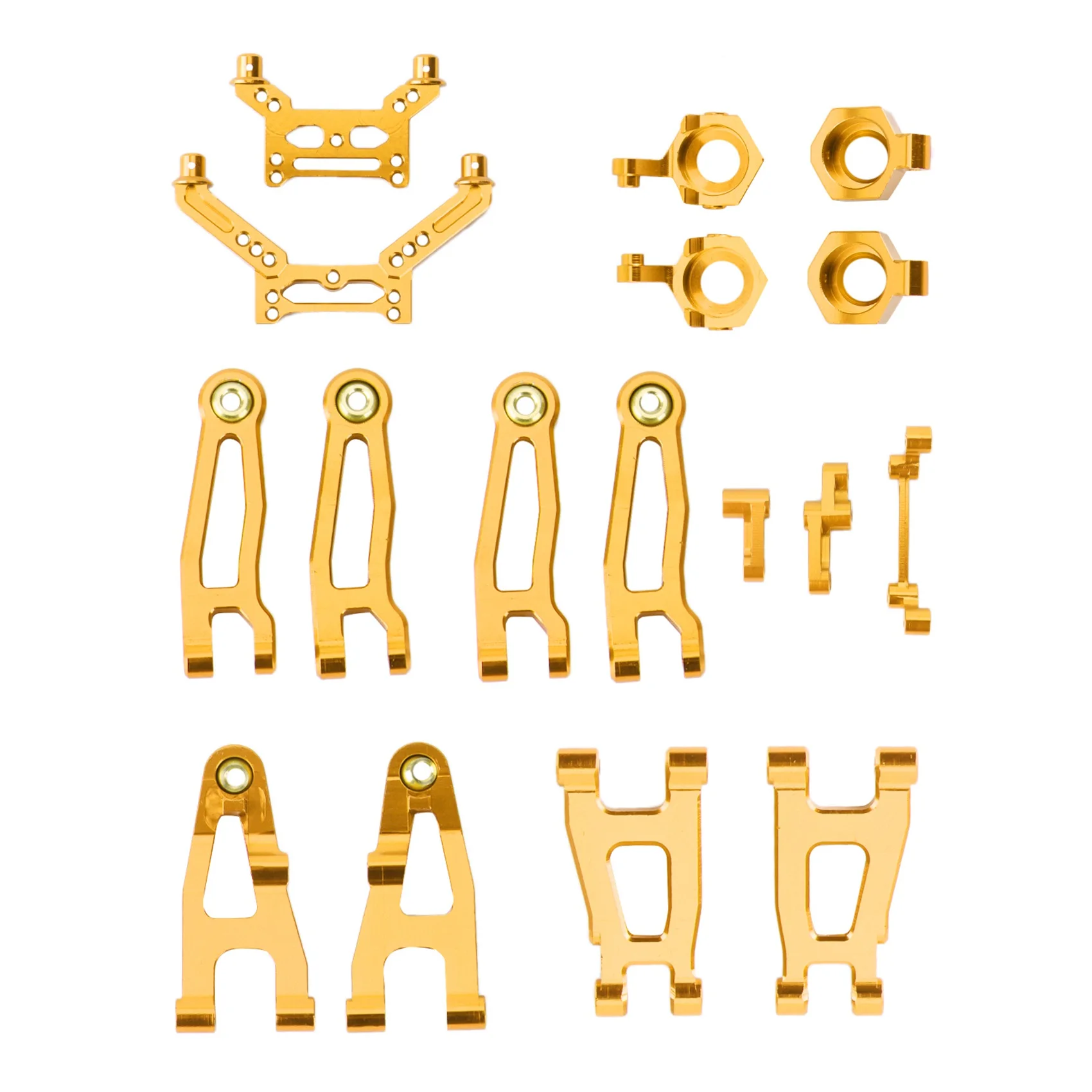 

Metal Upgrade Parts Kit Swing Arm for SG 1603 SG 1604 SG1603 SG1604 UDIRC UD1601 UD1602 1/16 RC Car Accessories,Yellow