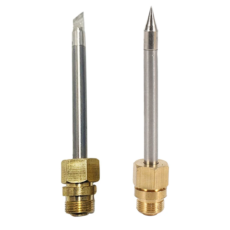 2X 510 Interface Soldering Iron Tip Mini Portable USB Soldering Iron Tip Welding Rework Accessories, Knife Tip & Pointed
2X 510 Interface Soldering Iron Tip Mini Portable USB Soldering Iron Tip Welding Rework Accessories, Knife Tip & Pointed