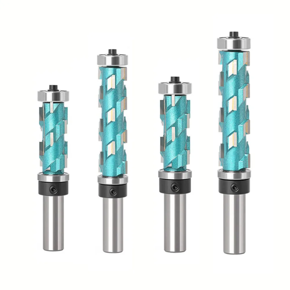 1pc 12mm Shank Flush Trim Router Bit Carbide Spiral Trimming Bit Spiral Double Bearing Endmill Milling Cutter Woodworking Tools
1pc 12mm Shank Flush Trim Router Bit Carbide Spiral Trimming Bit Spiral Double Bearing Endmill Milling Cutter Woodworking Tools