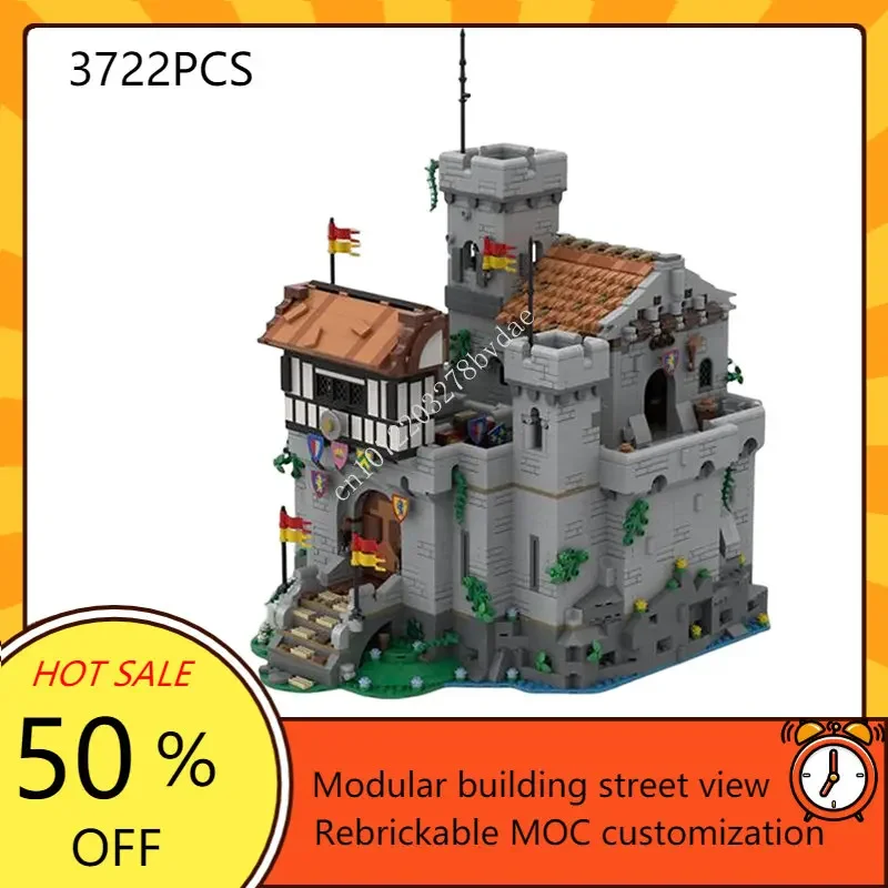 3722 шт. строительный замок в виде льва Outpost MOC, креативная средневековая архитектура, модель замка, строительная архитектура, Сборная модель, игрушка в подарок
3722 шт. строительный замок в виде льва Outpost MOC, креативная средневековая архитектура, модель замка, строительная архитектура, Сборная модель, игрушка в подарок