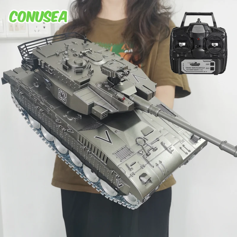 

1/18 Big Rc Tank Remote Control War Tanks with Shooting Radio Controlled Car Military Truck Model for Boys Children Kids Gifts