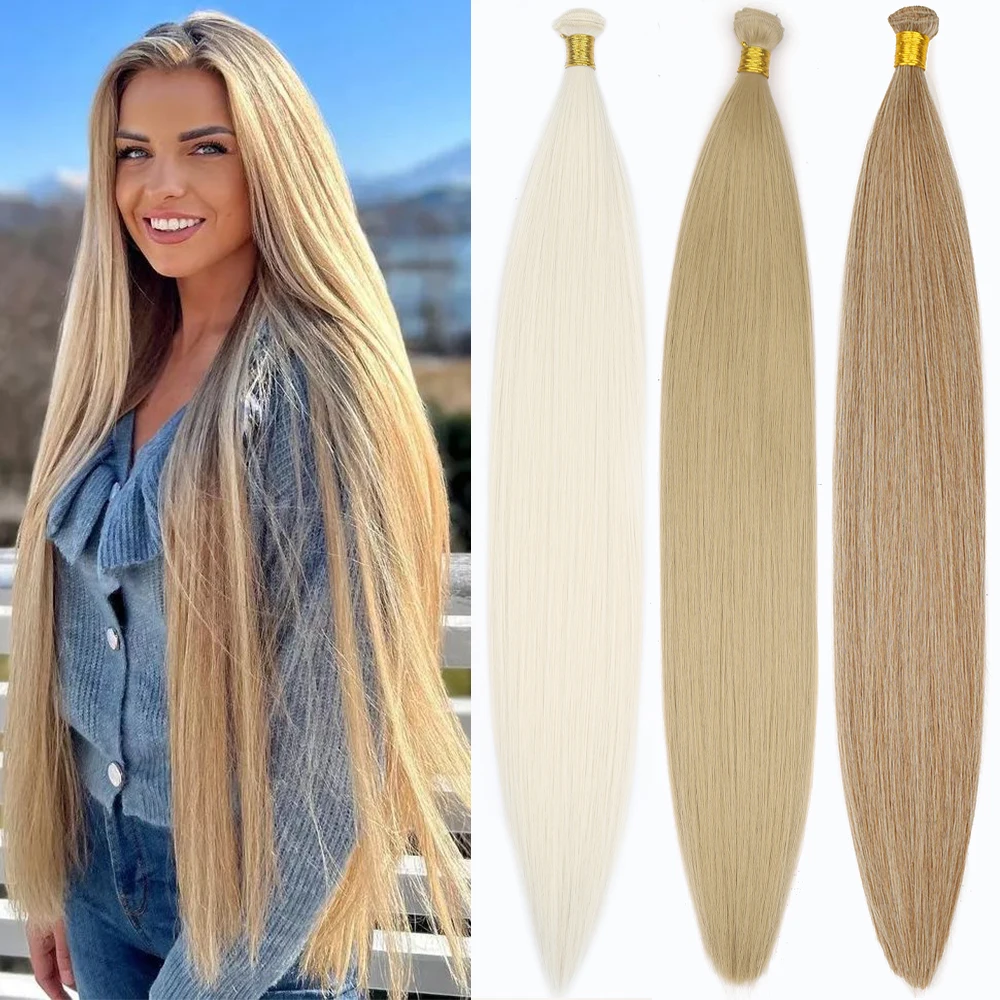Synthetic Long Straight Bundles Hair Extensions 24 30 36Inch Heat Resistant Fiber Fake Hairpiece Black Blonde For Black Women
Synthetic Long Straight Bundles Hair Extensions 24 30 36Inch Heat Resistant Fiber Fake Hairpiece Black Blonde For Black Women