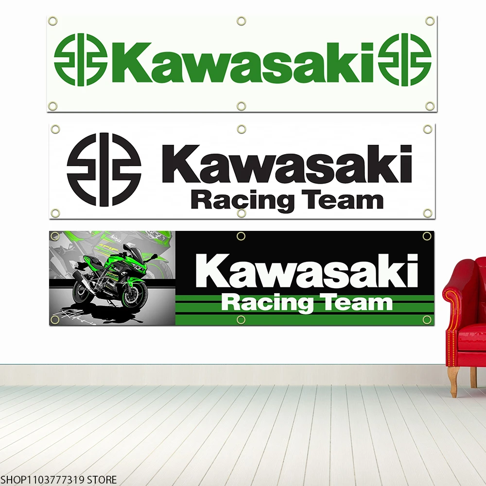 60x240cm K-Kawasakies Team Motorcycle Niajas Banner Flag Polyester Printed Garage or Outdoor Decoration Tapestry
60x240cm K-Kawasakies Team Motorcycle Niajas Banner Flag Polyester Printed Garage or Outdoor Decoration Tapestry