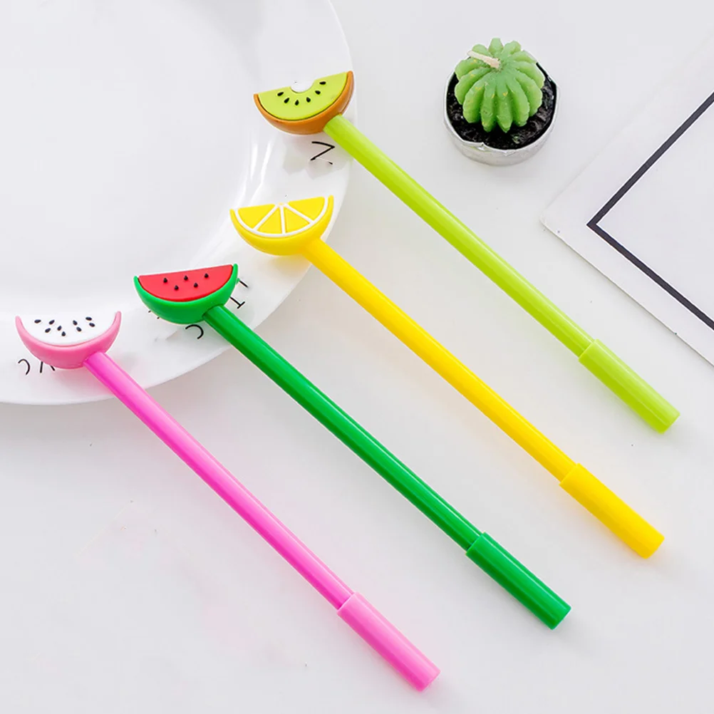 12 Pcs Fruit Gel Pen Promotional Products Office Sign Pens Kiwi Watermelon Prize Gifts Kids Note Taking Plastic
12 Pcs Fruit Gel Pen Promotional Products Office Sign Pens Kiwi Watermelon Prize Gifts Kids Note Taking Plastic