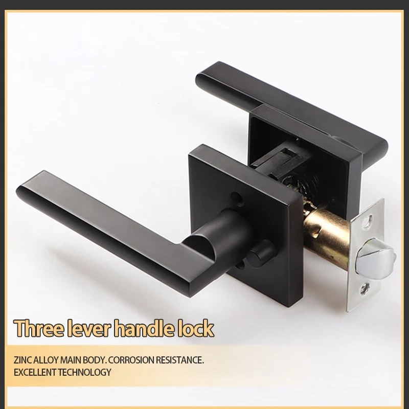 Wear Resistance Zinc Alloy Door Handle Lever With Button Anti-lock Three-bar Handle Lock For Home Bedroom Or Bathroom Privacy
Wear Resistance Zinc Alloy Door Handle Lever With Button Anti-lock Three-bar Handle Lock For Home Bedroom Or Bathroom Privacy