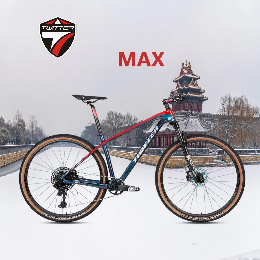 Велосипед TWITTER MAX SRA SX EAGLE-12S, дисковый тормоз средней длины, горный велосипед T900 из углеродного волокна, внедорожник 27,5/29 дюймов, горный велосипед
Велосипед TWITTER MAX SRA SX EAGLE-12S, дисковый тормоз средней длины, горный велосипед T900 из углеродного волокна, внедорожник 27,5/29 дюймов, горный велосипед