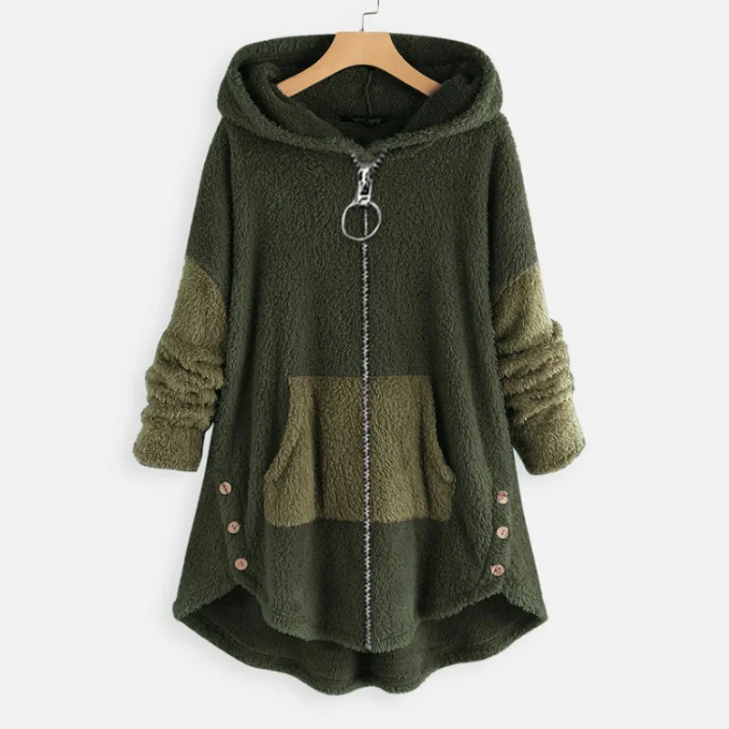 Harajuku Womens Hoodies Coat Plush Jacket Winter Fleece Cardigans Long Sleeve ZipperCoats Loose Streetwear Oversized Hooded Tops
Harajuku Womens Hoodies Coat Plush Jacket Winter Fleece Cardigans Long Sleeve ZipperCoats Loose Streetwear Oversized Hooded Tops