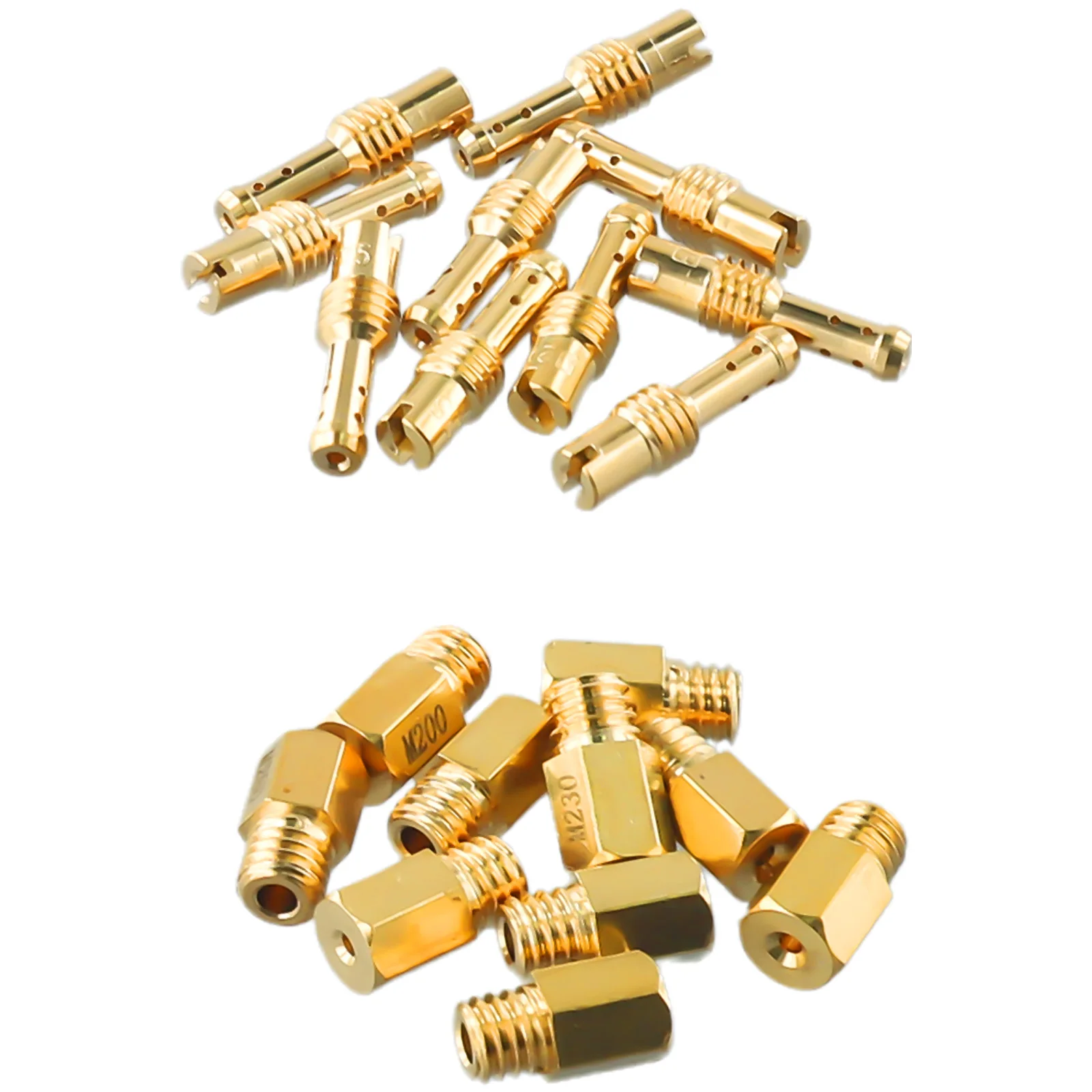 10x Hex Type Main Jets + 10x TMS Pilot Jets For Mikuni VM / TM / TMX Carburetor Hexadecimal Style Main Nozzle
10x Hex Type Main Jets + 10x TMS Pilot Jets For Mikuni VM / TM / TMX Carburetor Hexadecimal Style Main Nozzle