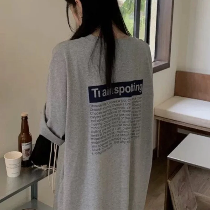 Vintage Casual Women's Plus Size T-Shirts Dress New In Korean Lady's Streetwear Oversize Female Maternity Dress Chic Dress 19 Sf161a83d72e240f2be6075e039c470783