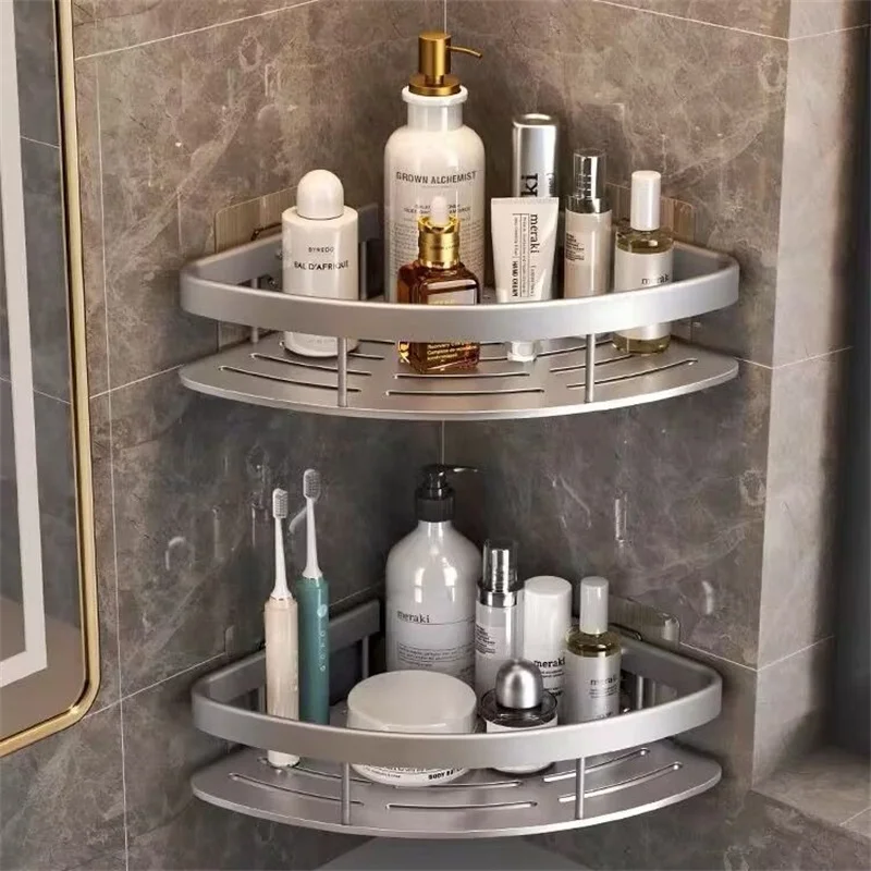 Bathroom Shelf Kitchen Storage Organizer No-drill Aluminum Alloy Shampoo Rack Shower Shelf Bathroom Accessories No Drill Shelf
Bathroom Shelf Kitchen Storage Organizer No-drill Aluminum Alloy Shampoo Rack Shower Shelf Bathroom Accessories No Drill Shelf