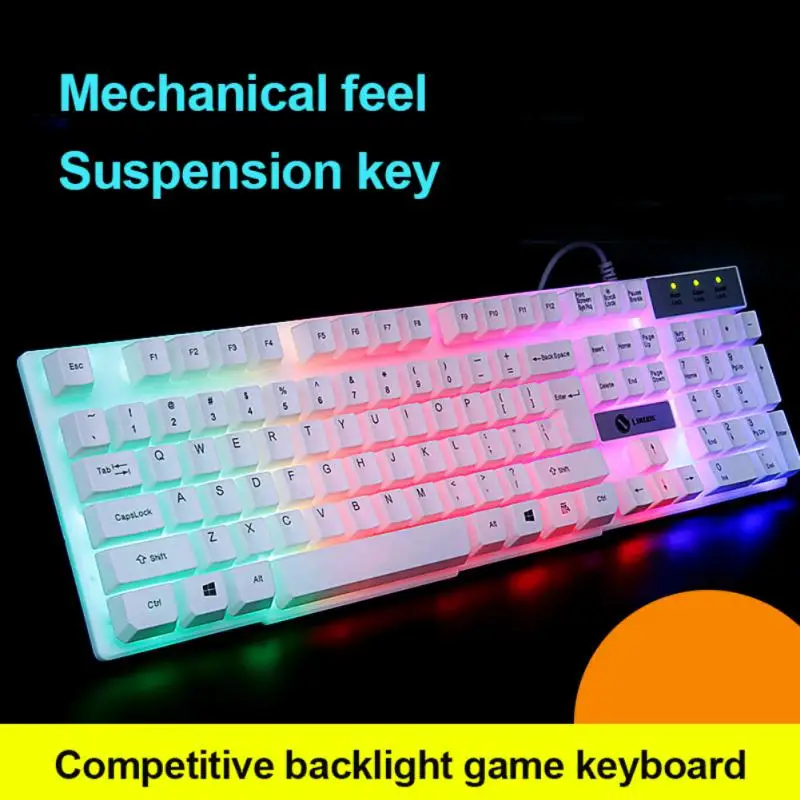 Computer Colorful Backlit Keyboard Gaming Keyboard Wired Keyboard For Desktop Laptop Computer Peripherals For Desktop Laptop
Computer Colorful Backlit Keyboard Gaming Keyboard Wired Keyboard For Desktop Laptop Computer Peripherals For Desktop Laptop