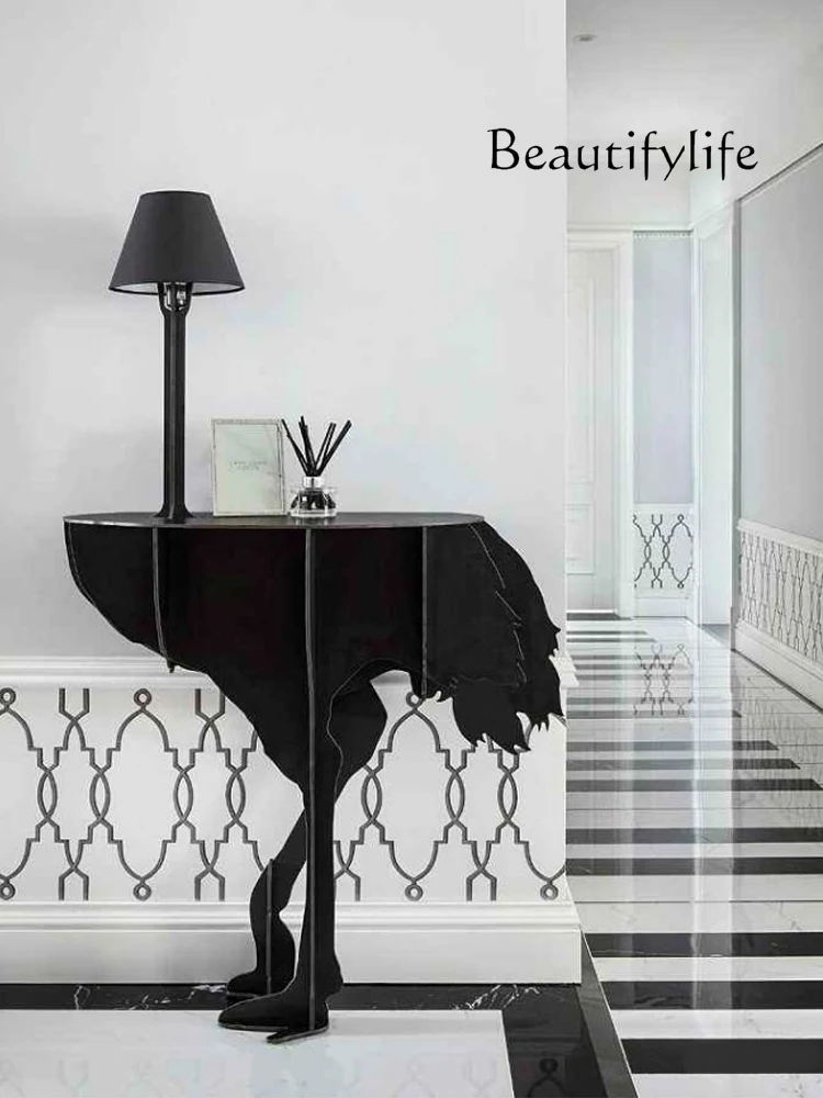 Ostrich Side Table Modern Light Luxury Entrance Cabinet Creative Animal Shelf Villa Decorative Table
Ostrich Side Table Modern Light Luxury Entrance Cabinet Creative Animal Shelf Villa Decorative Table