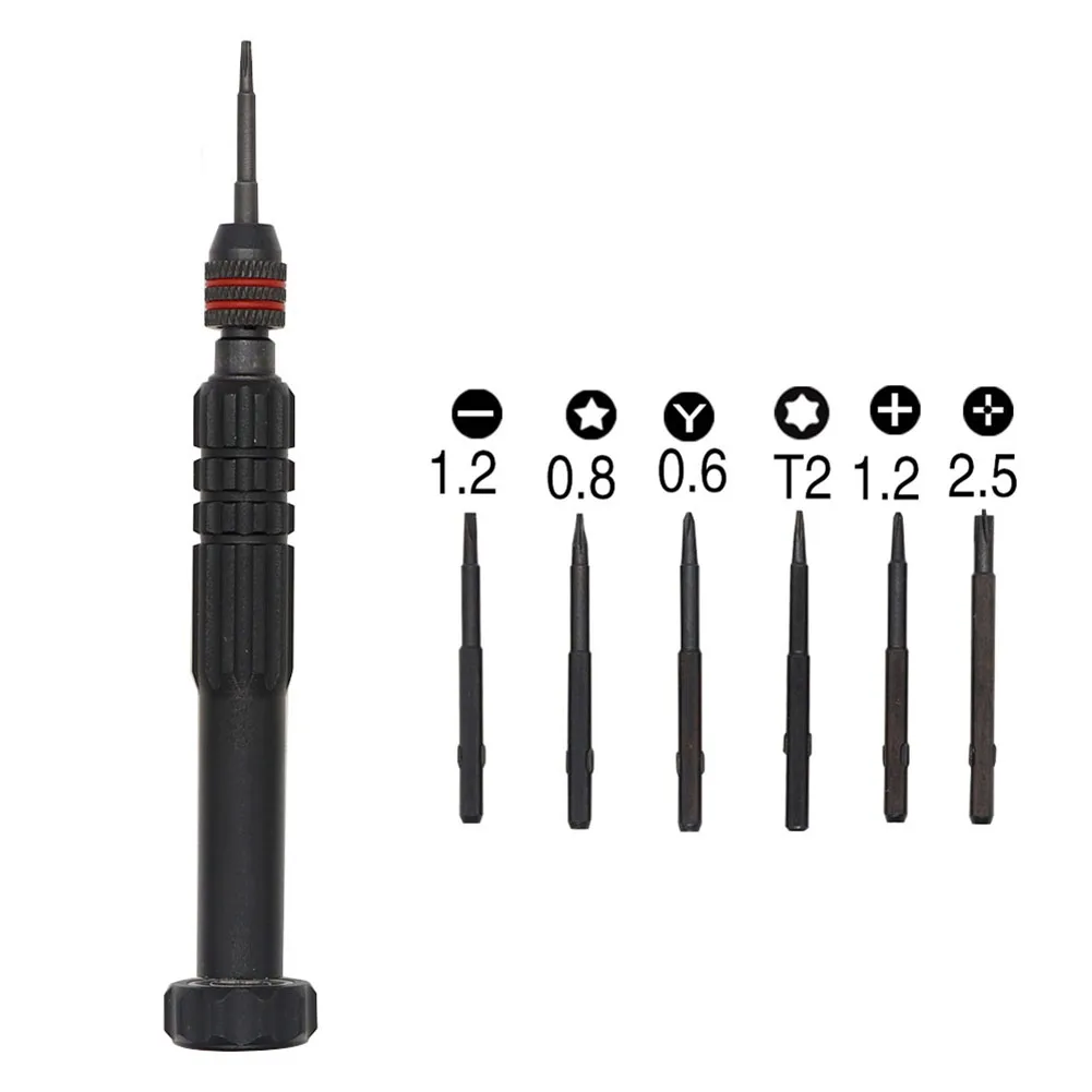 6 In 1 Screwdriver Set Torx Cross 5 Point Star Y Type Specified Cross Head Screw Driver For Laptop PC Repair Hand Repair Tools
6 In 1 Screwdriver Set Torx Cross 5 Point Star Y Type Specified Cross Head Screw Driver For Laptop PC Repair Hand Repair Tools