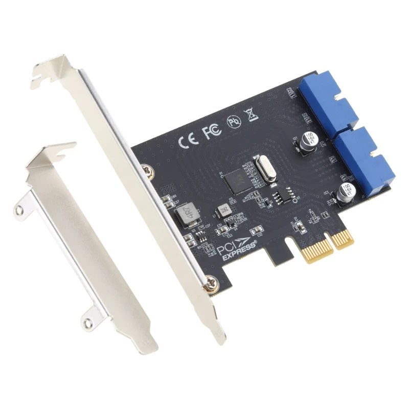 Плата расширения передней панели корпуса PCIE-USB3.0 Настольный ПК Pcie-USB3.0 2x 20-контактный чип VL805 Fast
Плата расширения передней панели корпуса PCIE-USB3.0 Настольный ПК Pcie-USB3.0 2x 20-контактный чип VL805 Fast