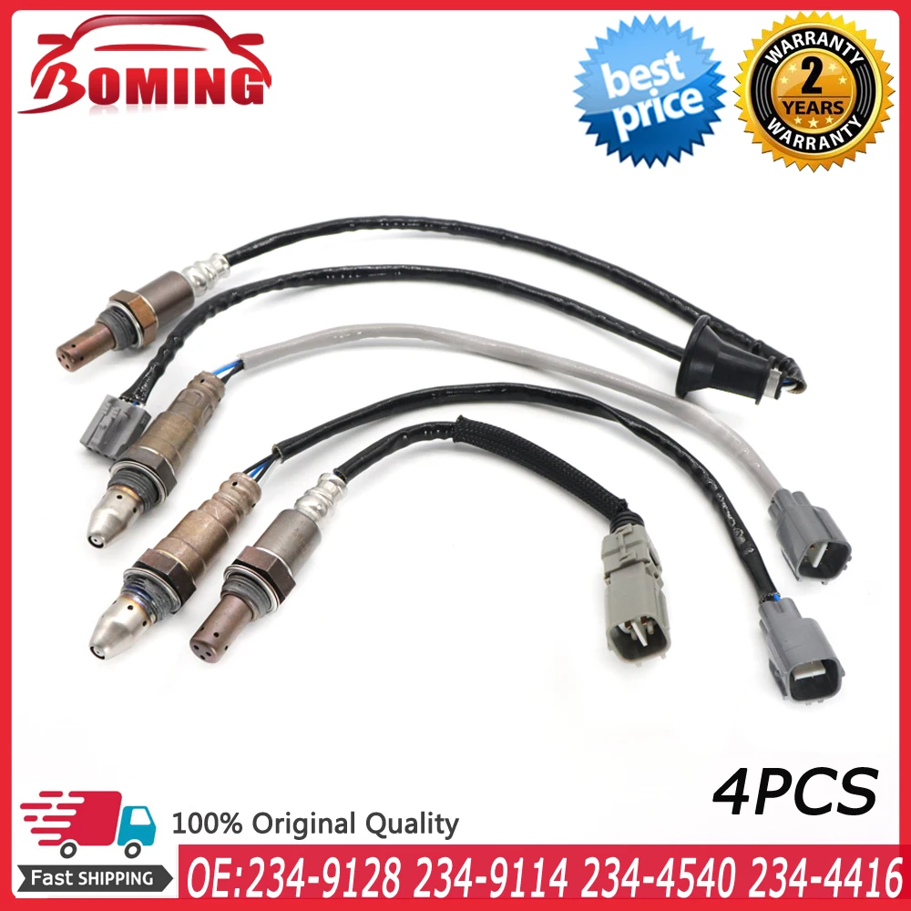 

4pcs/lot Upstream & Downstream Oxygen O2 Lambda Sensor 234-9128 234-9114 234-4540 234-4416 For Toyota Sienna 3.5L FWD 2012-2014