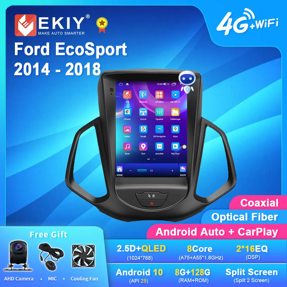 EKIY TT7 For Ford EcoSport Eco Sport 2014 - 2018 For Tesla style screen Car Radio Multimedia Video Player Navi GPS No 2din DVD
EKIY TT7 For Ford EcoSport Eco Sport 2014 - 2018 For Tesla style screen Car Radio Multimedia Video Player Navi GPS No 2din DVD
