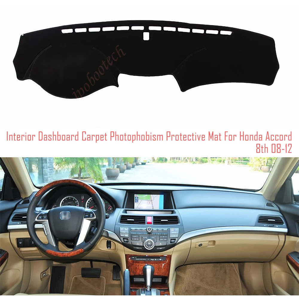 Interior Dashboard Carpet Photophobism Protective Pad Mat For Honda Accord 8th 2008-2012
Interior Dashboard Carpet Photophobism Protective Pad Mat For Honda Accord 8th 2008-2012