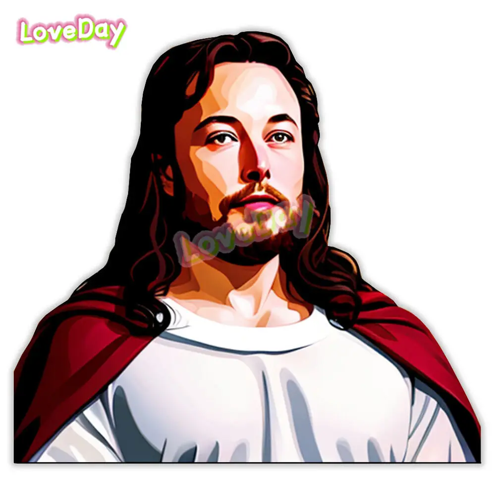 Elon Musk Jesus Car Decal Stickers Model Series Electric Vehicles Funny Vinyl Waterproof EV Car Decoration Stickers
Elon Musk Jesus Car Decal Stickers Model Series Electric Vehicles Funny Vinyl Waterproof EV Car Decoration Stickers
