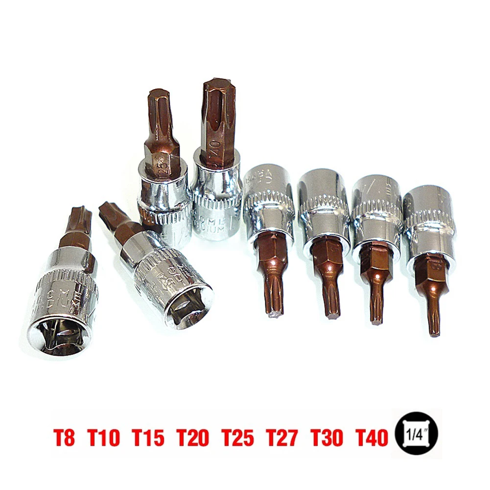Ручные инструменты отвертка биты гнездо Т8 T10 T15 T20 T25 T27 T30 T40 Совершенно новый для механического ремонта высокое качество
Ручные инструменты отвертка биты гнездо Т8 T10 T15 T20 T25 T27 T30 T40 Совершенно новый для механического ремонта высокое качество
