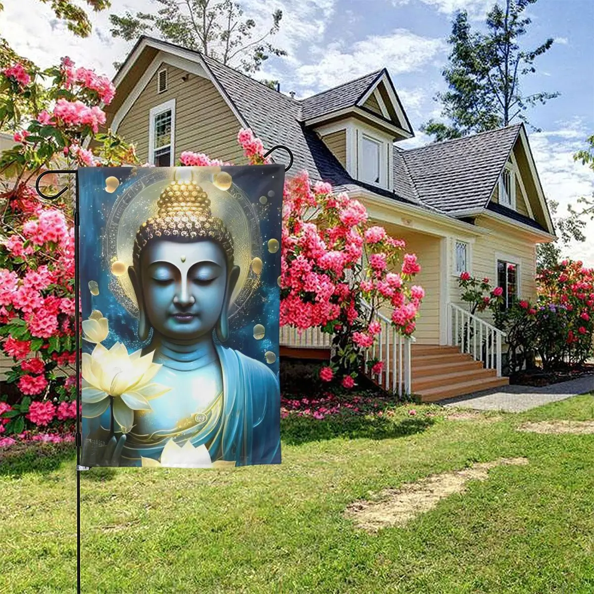 Buddha Art Drawing Garden Flag,Double-Sided Flag,Outdoor Decoration Flag,Courtyard Flag
Buddha Art Drawing Garden Flag,Double-Sided Flag,Outdoor Decoration Flag,Courtyard Flag