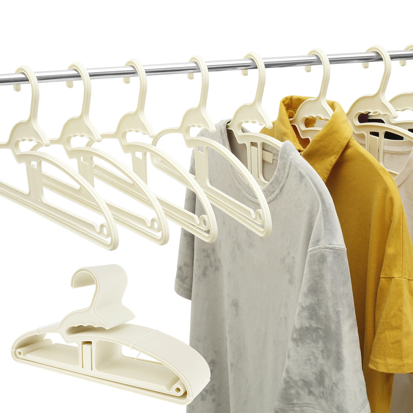 New 20Pcs Plastic Hangers Non Slip Coat Hangers with Wind-Proof Clip S-Shaped Opening Clothes Hangers Multifunctional Closet
New 20Pcs Plastic Hangers Non Slip Coat Hangers with Wind-Proof Clip S-Shaped Opening Clothes Hangers Multifunctional Closet
