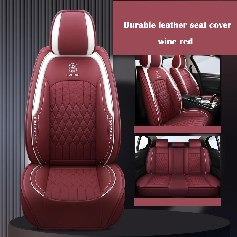 

Car Leather Seat Cover For BMW F10 E60 5 Series F11 G30 G31 E39 E61 F07 F18 G38 520i 530i 535i 540i Auto Accessories Protector