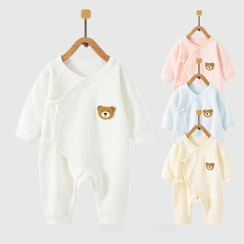 Newborn Clothes Long Sleeve Romper for Boys Girls Spring Autumn Cotton Jumpsuit Infant One-pieces Onesie Baby Shower Gifts 0-6M
Newborn Clothes Long Sleeve Romper for Boys Girls Spring Autumn Cotton Jumpsuit Infant One-pieces Onesie Baby Shower Gifts 0-6M