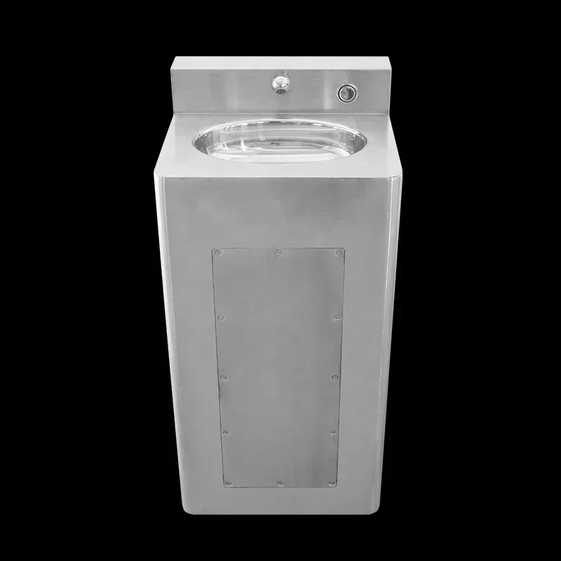 Anti-vandal compact sturdy pedestal wash basin floor mount 304 stainless steel hand wash basin
Anti-vandal compact sturdy pedestal wash basin floor mount 304 stainless steel hand wash basin