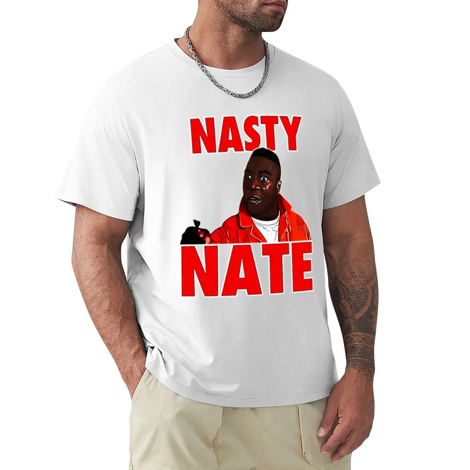 nasty nate - Half Baked T-Shirt oversizeds shirts graphic tees quick drying mens cotton t shirts
nasty nate - Half Baked T-Shirt oversizeds shirts graphic tees quick drying mens cotton t shirts