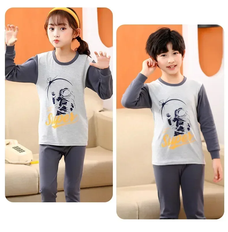 Boys Girls Pajamas Winter Thermal Underwear Children's Clothing Sleepwear Warm Pyjamas Sets For Kids 2 4 5 6 8 10 12 13 Years Boys Girls Pajamas Winter Thermal Underwear Children's Clothing Sleepwear Warm Pyjamas Sets For Kids 2 4 5 6 8 10 12 13 Years