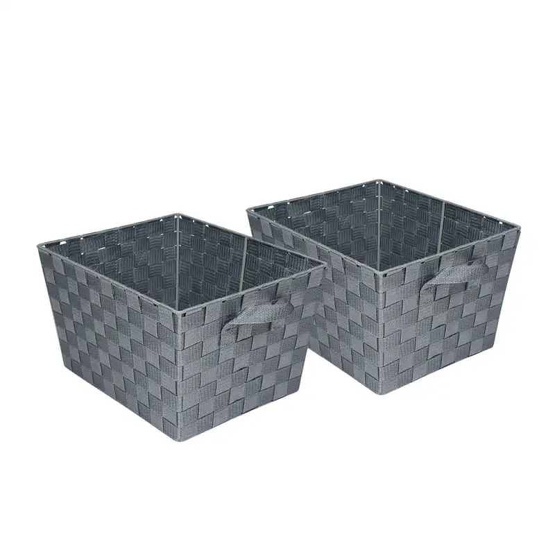 Can Do Two Woven Storage Baskets with Handles, Silver Rattan tray органайзер Woven trash can Storage organizer Small p
Can Do Two Woven Storage Baskets with Handles, Silver Rattan tray органайзер Woven trash can Storage organizer Small p