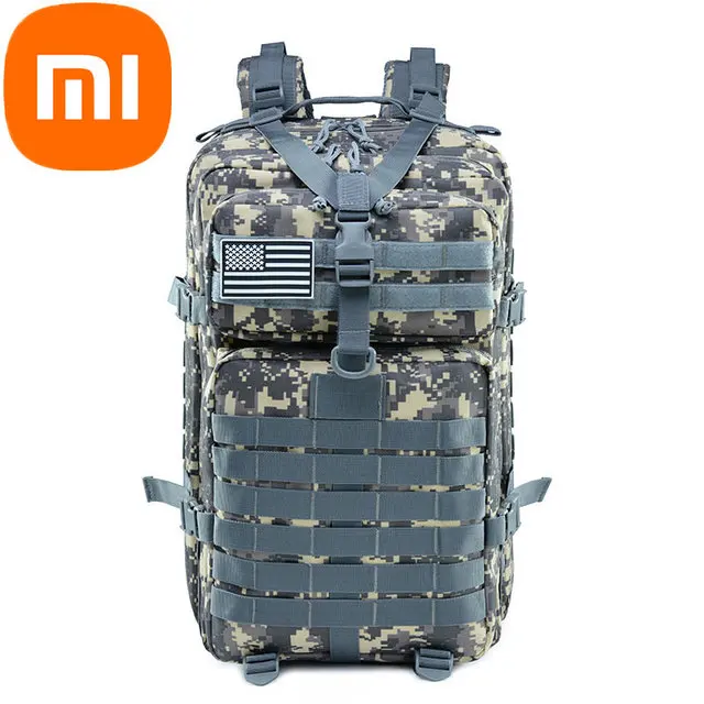 Рюкзак Xiaomi мужской военный, Спортивная вместительная уличная тактическая камуфляжная сумка для пеших прогулок и велосипедов
Рюкзак Xiaomi мужской военный, Спортивная вместительная уличная тактическая камуфляжная сумка для пеших прогулок и велосипедов