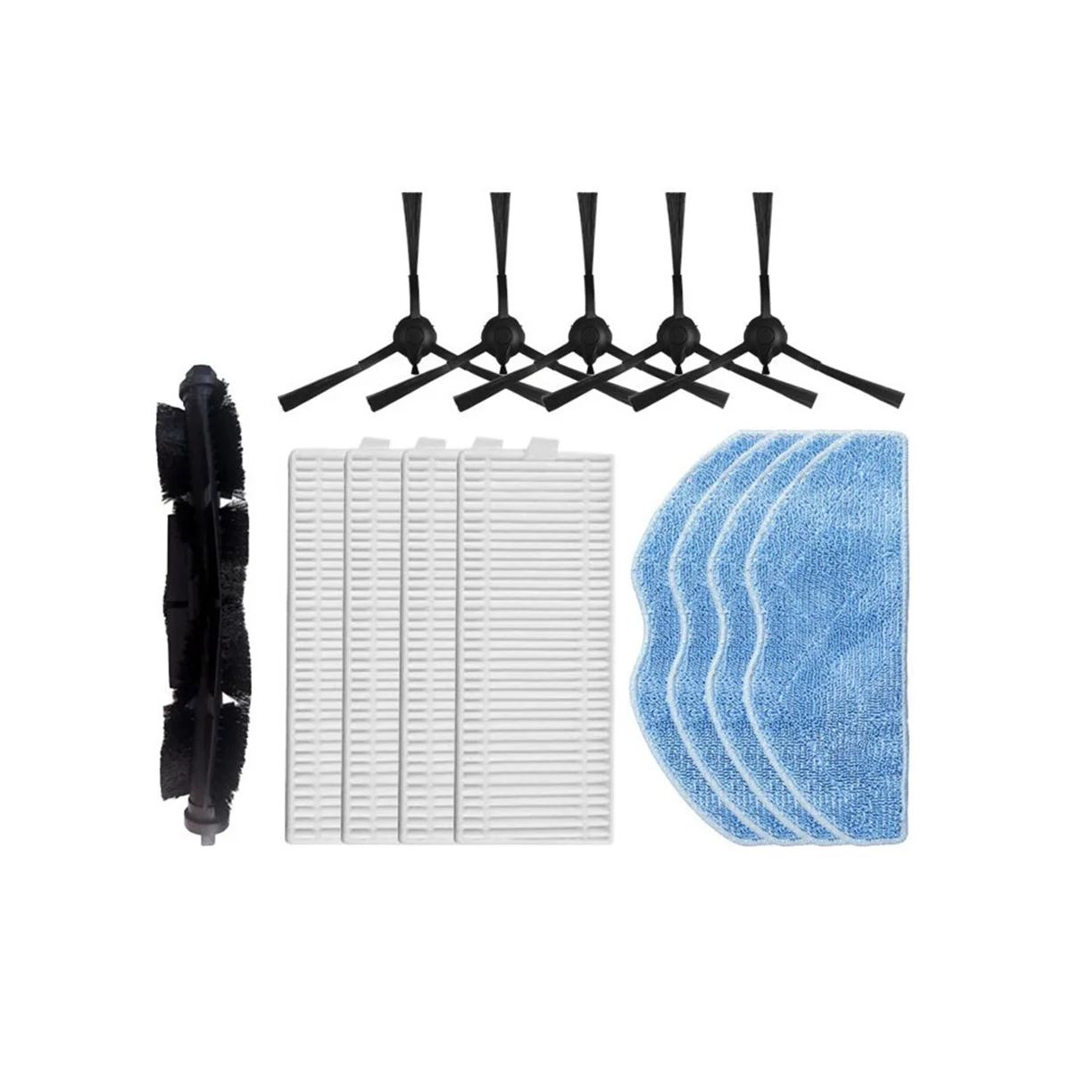 Сменные детали для робота-пылесоса 360 S8 / S8 Plus, основная боковая щетка, фильтр НЕРА, тряпочка для швабры
Сменные детали для робота-пылесоса 360 S8 / S8 Plus, основная боковая щетка, фильтр НЕРА, тряпочка для швабры