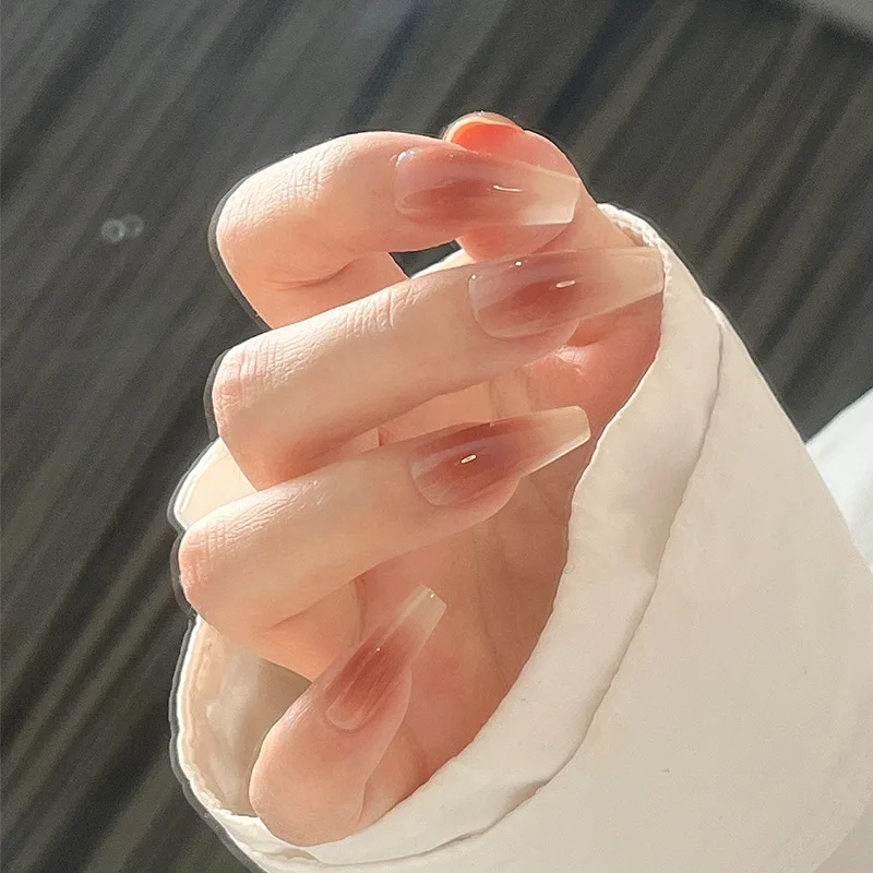 24Pcs Gradual Honey Peach False Nail For Women Powder Blusher Removable Press On Nail Sticker Finished Fake Nails Patch
24Pcs Gradual Honey Peach False Nail For Women Powder Blusher Removable Press On Nail Sticker Finished Fake Nails Patch