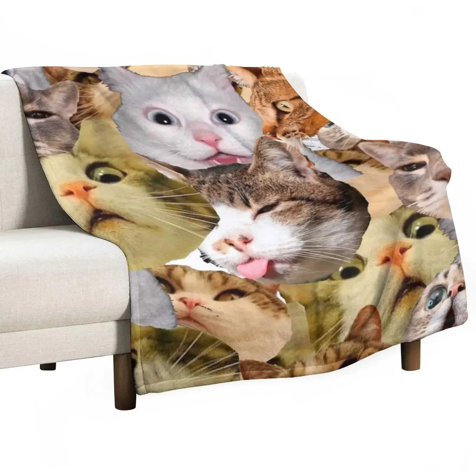 

Cats Throw Blanket for babies Comforter Blankets For Sofas bed plaid Blankets