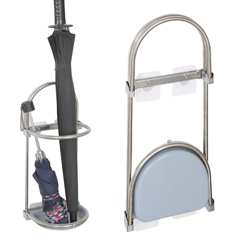 Self Adhesive Umbrella Storage Rack Wall Mounted Umbrella Holder Stainless Steel Foldable Umbrella Drying Rack
Self Adhesive Umbrella Storage Rack Wall Mounted Umbrella Holder Stainless Steel Foldable Umbrella Drying Rack