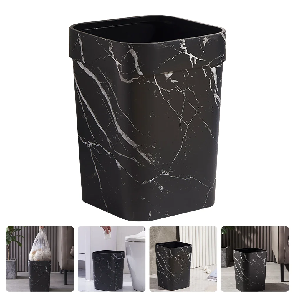 Square Small Trash Can Lidless Wastebasket Marbling Trash Bin Garbage Container Basket Marbling Garbage Bin Bags
Square Small Trash Can Lidless Wastebasket Marbling Trash Bin Garbage Container Basket Marbling Garbage Bin Bags