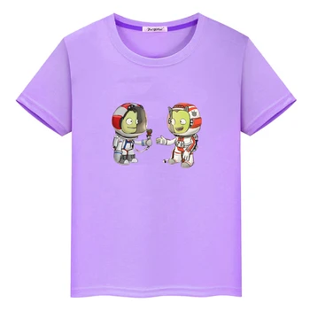 Kerball Raum programm T-Shirts Kurzarm Sommer Cartoon T-Shirt Baumwolle hochwertige lässige T-Shirt Kawaii Grafik T-Shirts