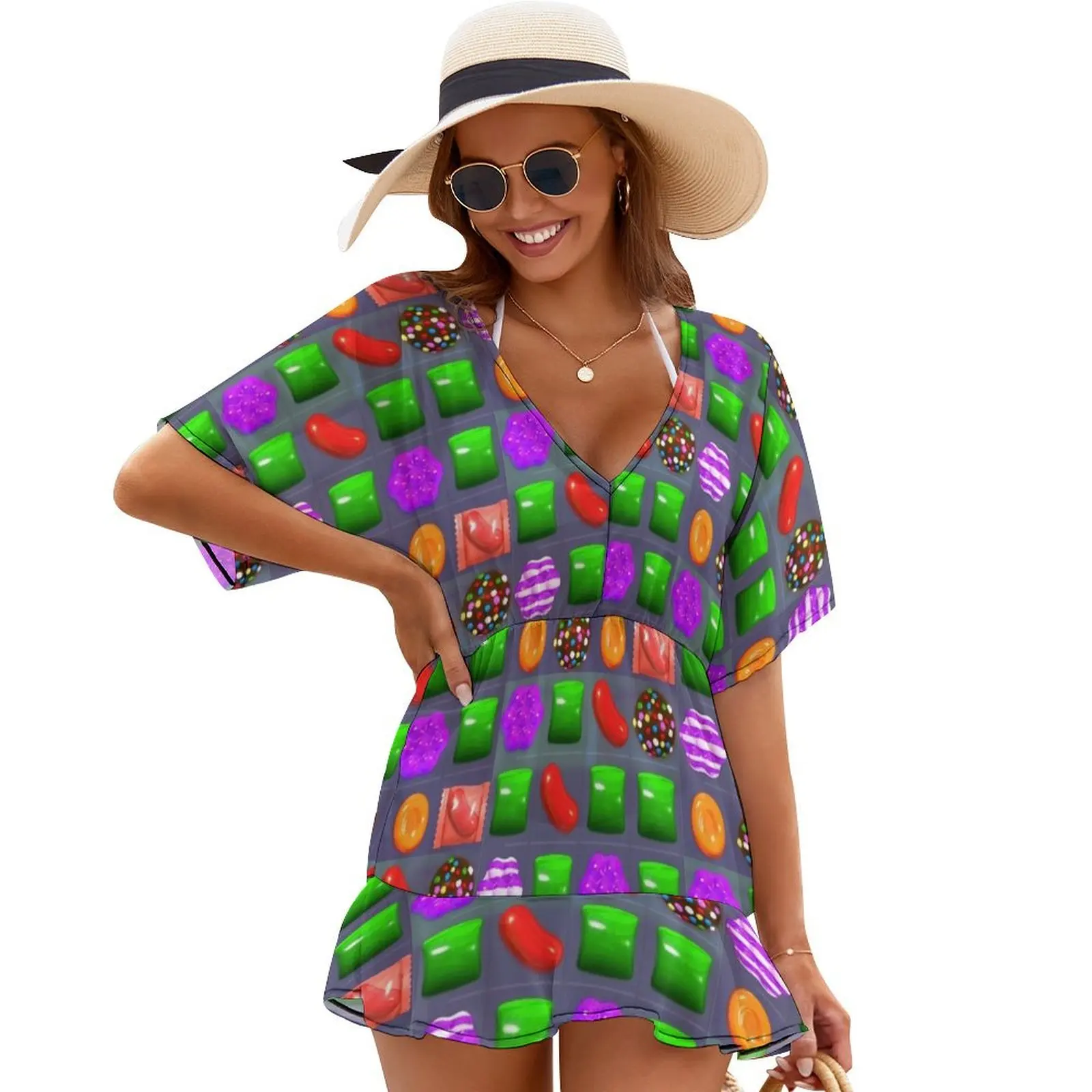 Candy Combo Candy Crush Cover Ups ladies dresses for special occasion Summer women's clothing
Candy Combo Candy Crush Cover Ups ladies dresses for special occasion Summer women's clothing