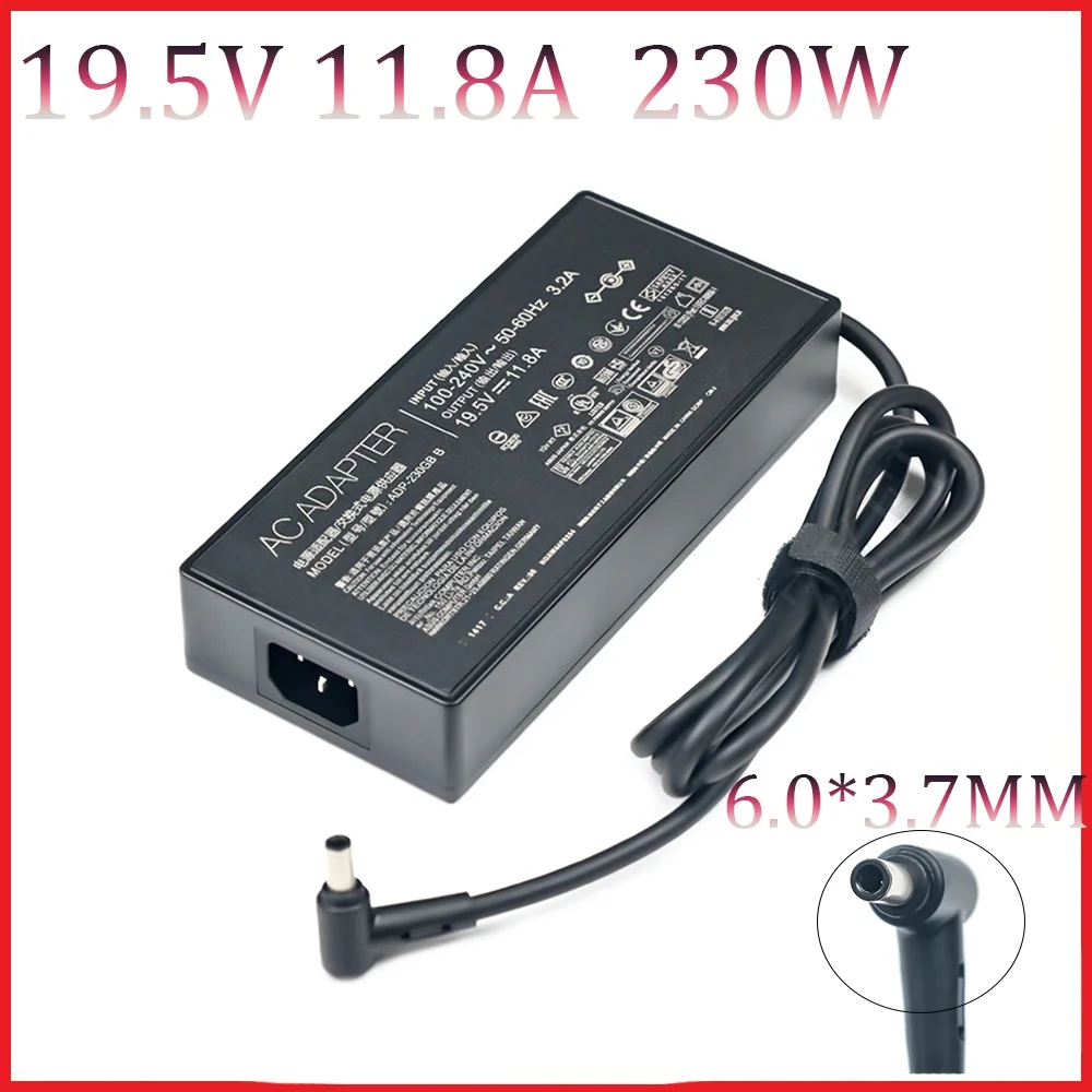 Laptop Adapter 19.5V 11.8A 230W 6.0*3.7mm ADP-230GB B AC Power Charger For ASUS ROG Strix G531GV-DB76
Laptop Adapter 19.5V 11.8A 230W 6.0*3.7mm ADP-230GB B AC Power Charger For ASUS ROG Strix G531GV-DB76