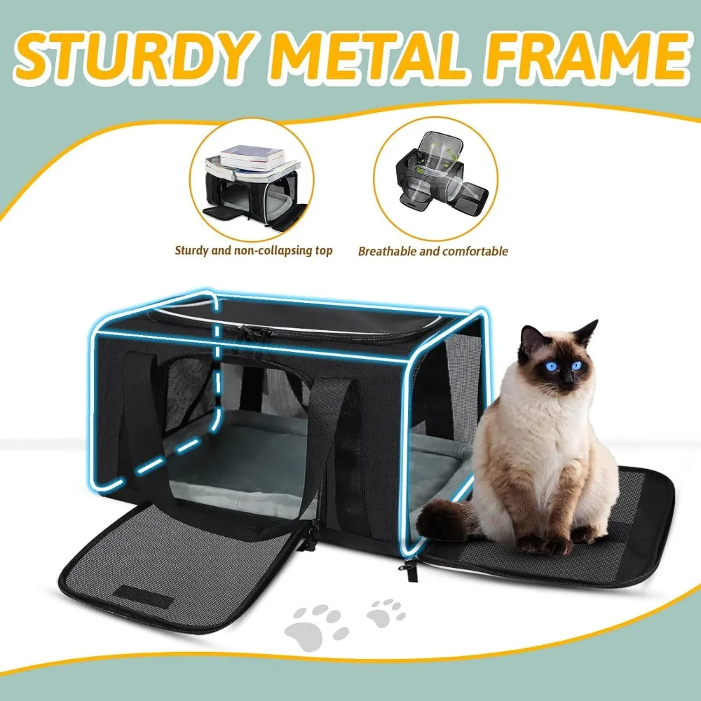 Pet Carrier 17x12x8.5 JetBlue Allegiant Airline Approved,Pet Travel Carrier Bag for Small Cats and Dogs
Pet Carrier 17x12x8.5 JetBlue Allegiant Airline Approved,Pet Travel Carrier Bag for Small Cats and Dogs