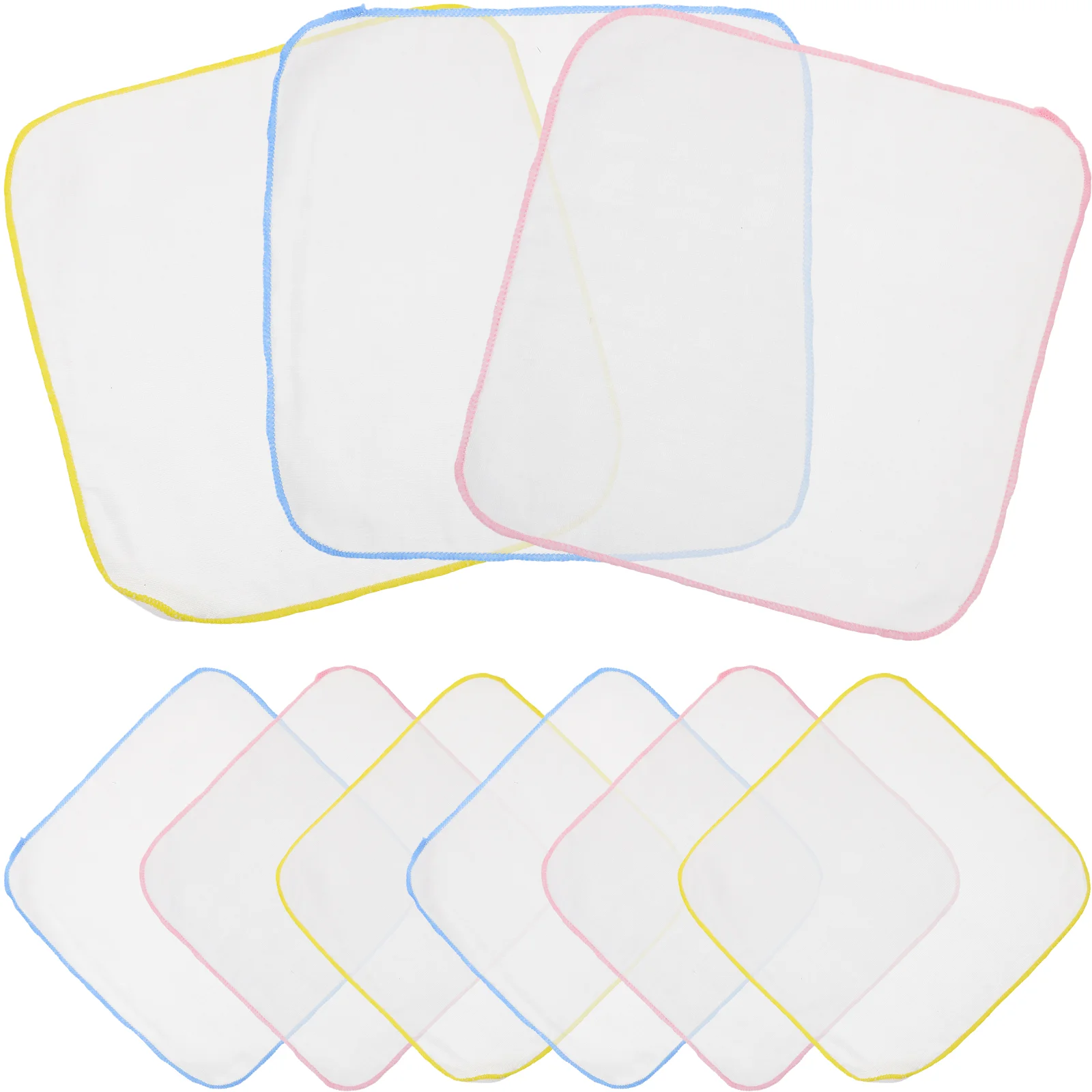 9 Pcs Towels Baby Burp Square Kerchief Small Scarf Cotton Water Absorption Saliva Wiper
9 Pcs Towels Baby Burp Square Kerchief Small Scarf Cotton Water Absorption Saliva Wiper