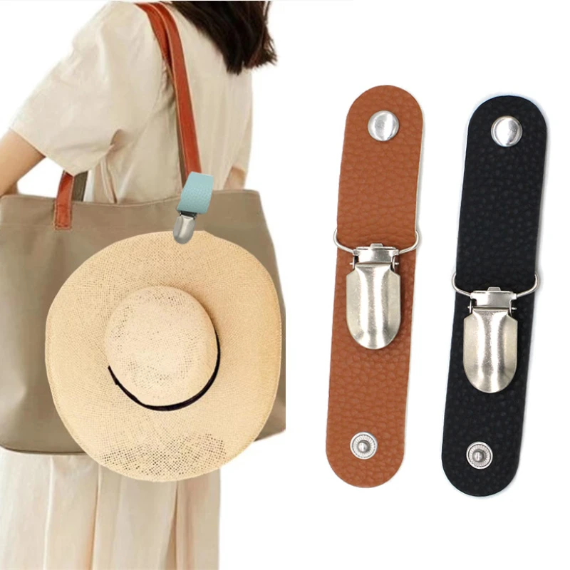 PU Leather Hat Clip for Travel Hanging on Bag Handbag Backpack Cap Holder for Women Men Outdoor Beach Accessories Hat Companion
PU Leather Hat Clip for Travel Hanging on Bag Handbag Backpack Cap Holder for Women Men Outdoor Beach Accessories Hat Companion