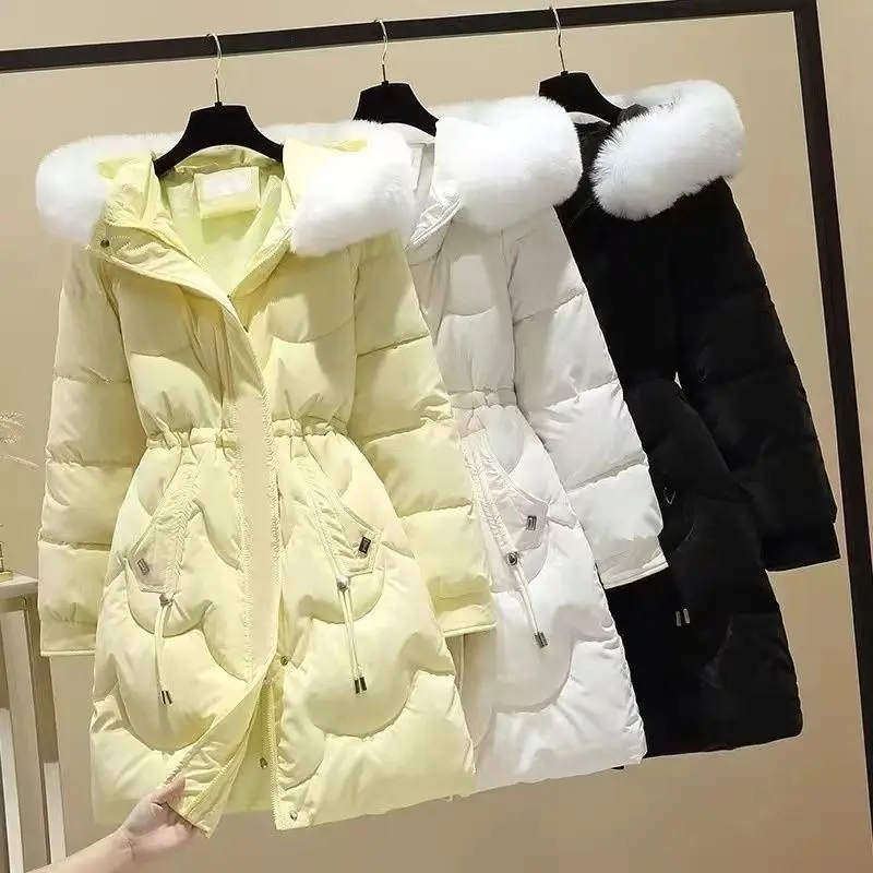 Thick Loose Parkas Women Fashion Solid Zipper Coats Elegant Medium Long Jackets Female Ladies Cotton-padded Winter Clothes O71
Thick Loose Parkas Women Fashion Solid Zipper Coats Elegant Medium Long Jackets Female Ladies Cotton-padded Winter Clothes O71