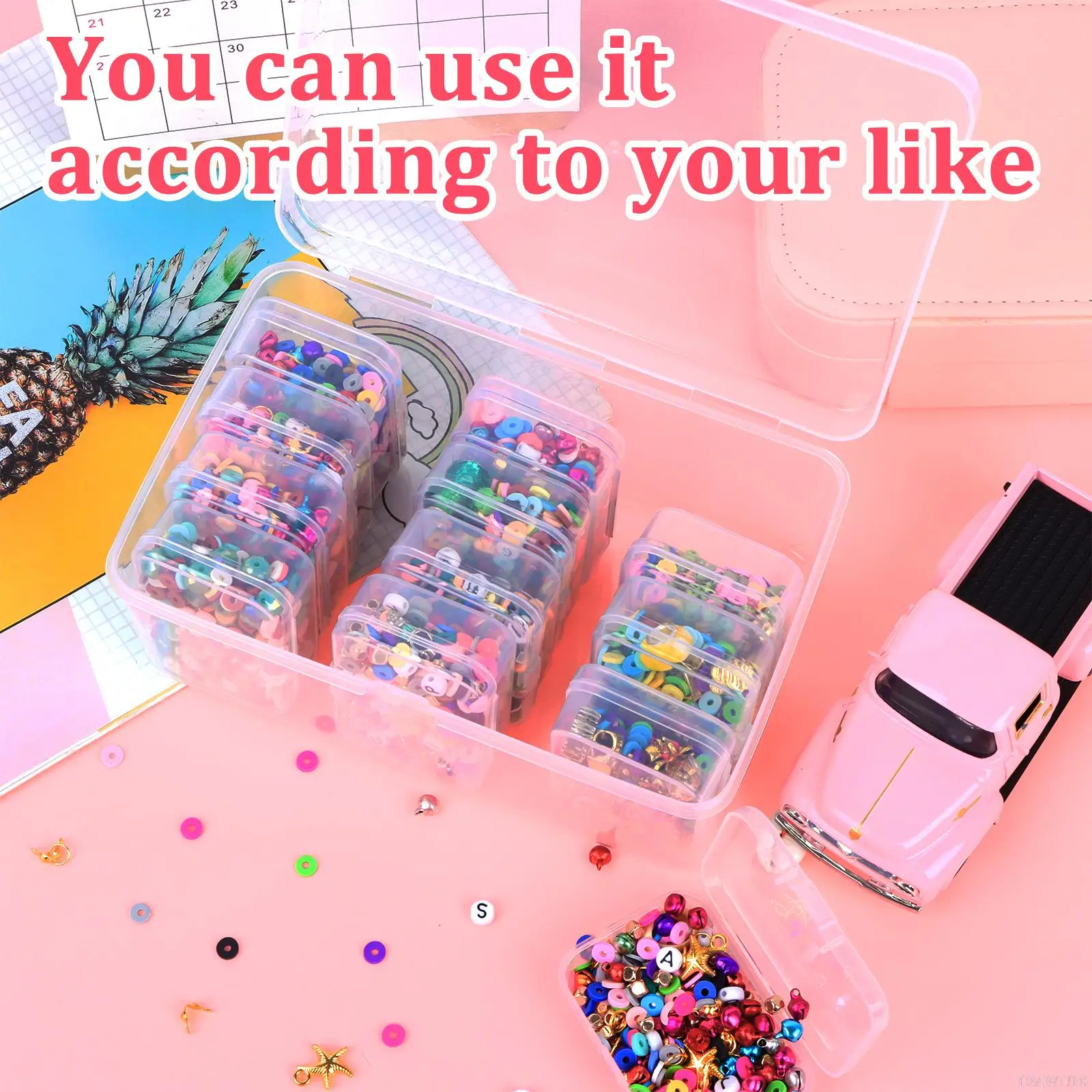 12 Pack Plastic Clear Storage Box Organizer Small Storage Case Containers Toy Ring Jewelry Organizer Makeup Case Craft Container
12 Pack Plastic Clear Storage Box Organizer Small Storage Case Containers Toy Ring Jewelry Organizer Makeup Case Craft Container