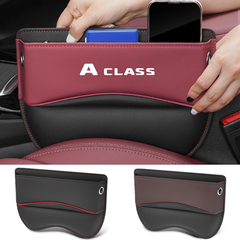 Car Storage And Finishing Leather Seat Gap Storage Box For Mercedes A CLASS Interior Chair Sewn Leather Storage Box Accessories
Car Storage And Finishing Leather Seat Gap Storage Box For Mercedes A CLASS Interior Chair Sewn Leather Storage Box Accessories
