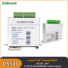 0-10V/4-20mA/RS485 Load Cell analog Amplifier module Weighing transmitter DC12V 24V Weight Sensor Amplifier Load Cell Transducer
0-10V/4-20mA/RS485 Load Cell analog Amplifier module Weighing transmitter DC12V 24V Weight Sensor Amplifier Load Cell Transducer