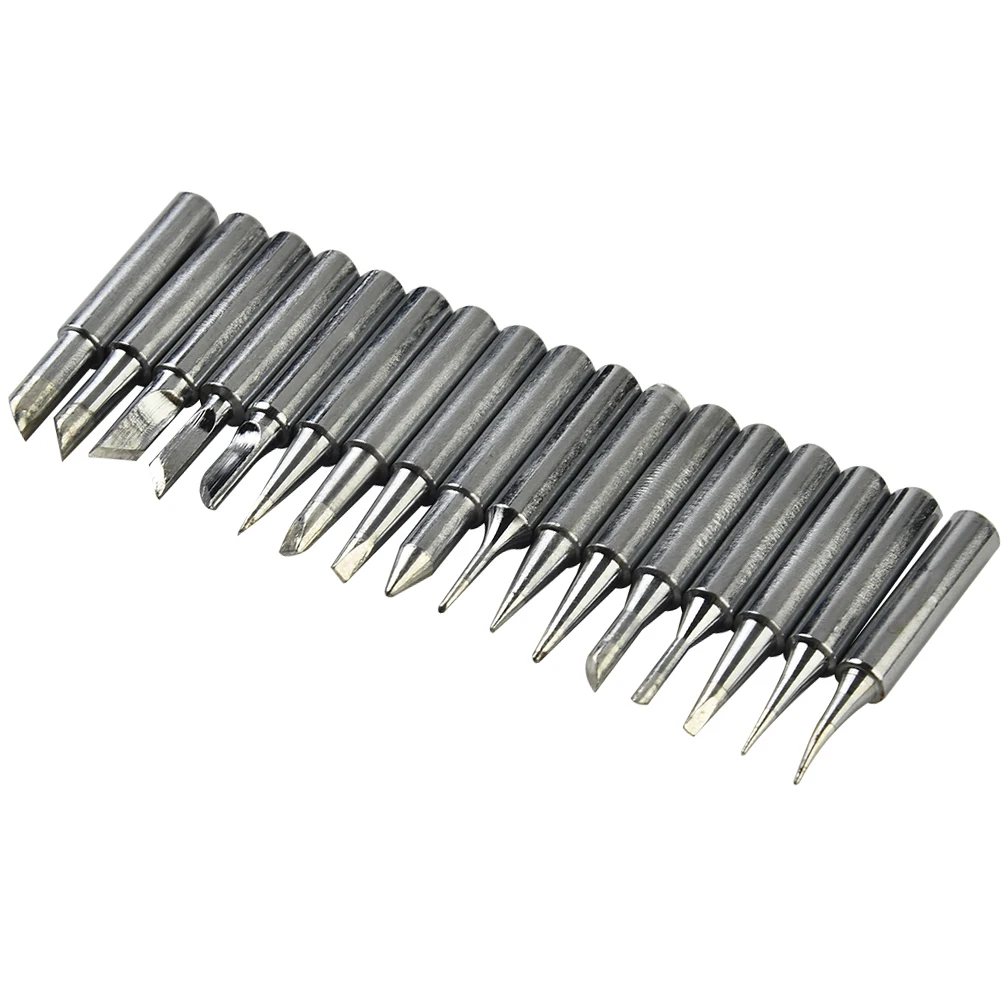 17Pcs Lead-Free Soldering Iron Tip 900M-T For 936 YIHUA Soldering Station Welding Tips Head Soldering Tool
17Pcs Lead-Free Soldering Iron Tip 900M-T For 936 YIHUA Soldering Station Welding Tips Head Soldering Tool